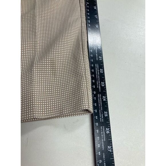 THE LIMITED Women’s Tan & White Cropped Pants Size 10 Inseam 25” - Picture 10 of 11